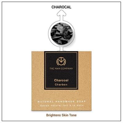 The Man Company Charcoal Charbon Natural Handmade Soap 125 gm - Soaps