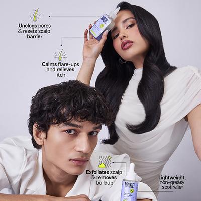 Moxie Beauty Anti-Dandruff Treatment Duo - AHA/BHA Pre-Wash & Leave-On Serum 130 ml - Hair Sets & Kits