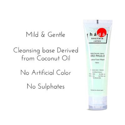 Hada Secrets Japan Sao Paulo Guava Facewash 100 ml - Face Wash & Cleansers