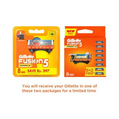 Gillette Fusion 5 Power Cartridges 8's - Razors & Cartridges