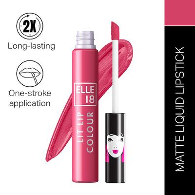 Elle 18 Liquid Lip Color Warm Fusicia 5.6 ml - Liquid Lipsticks