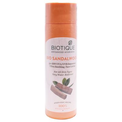 Biotique Bio Sandal Lotion Spf50 190 ml - Face Sunscreen