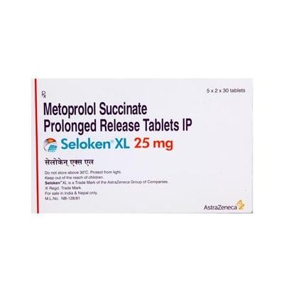 Seloken XL 25mg Tablet 30'S - Hypertension-Bet