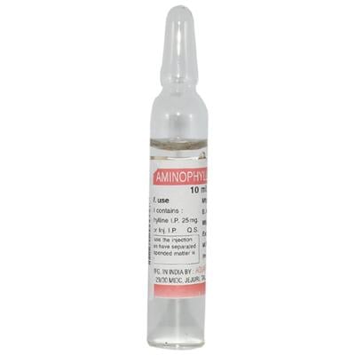 AMINOPHYLLINE 250 Injection 10ml - Asthma/COPD-Ast