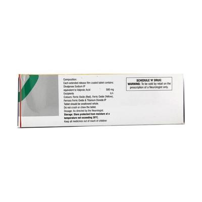 Desval ER 500mg Tablet 10'S - Epilepsy/Convulsion-Ant