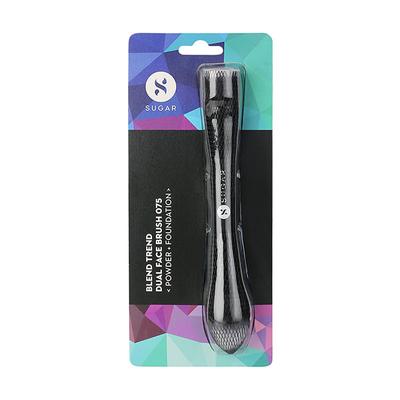 SUGAR Cosmetics Blend Trend Dual Face Brush - 075 Powder + Foundation 64 gm - Foundation