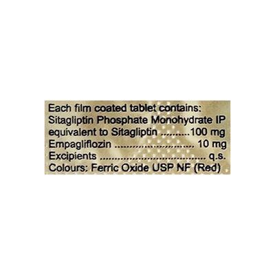 SITACIP E 100/10 Tablet 10's - Diabetes-Ant