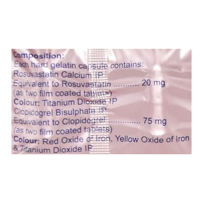 Novastat CV 20mg Capsule 10'S - High Cholesterol-Dys