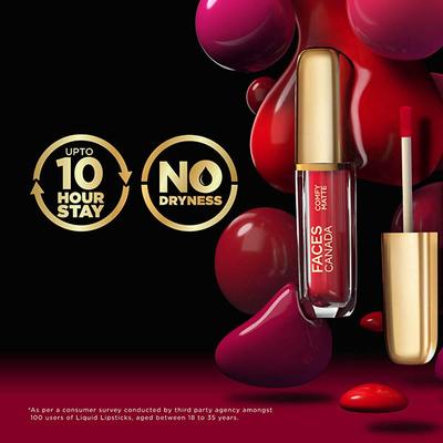 Faces Canada Comfy Matte Mini Liquid Lipcolor- 08 For The Win + 09 Truth Be Told 2.4ml each 2's - Liquid Lipsticks