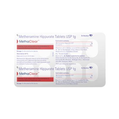 METHACLEAR 1g Tablet 10's - Uti Infections-Oth