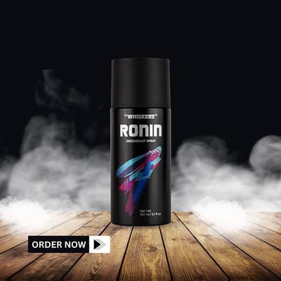 Whiskers Ronin Deodorant Spray 150 ml - Deodorants/Roll-Ons