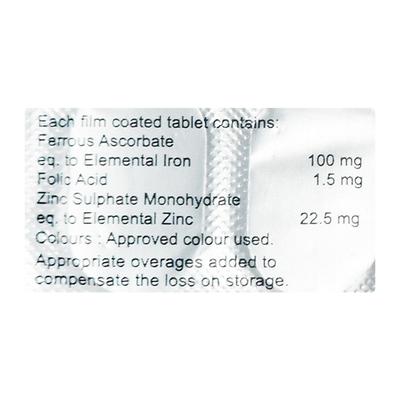SNIRON XT Tablet 10's - Iron Supplement/Anaemia-Vma