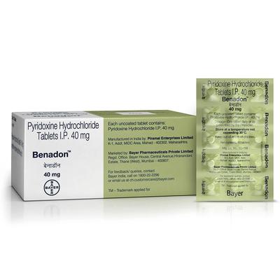 Benadon 40mg Tablet 10's - Supplements-Vam