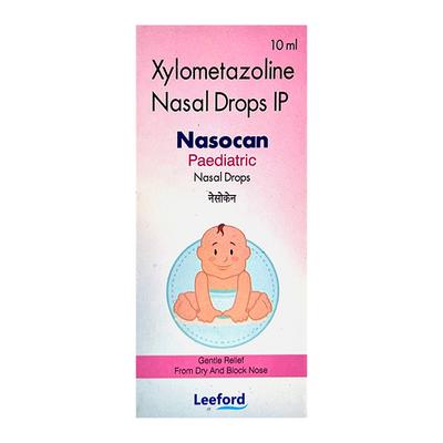 NASOCAN PAEDIATRIC Nasal Drops 10ml - Nasal Congestion-Nas