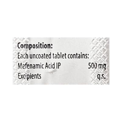 MEFEZY 500 Tablet 10's - Pain relief-Nsa