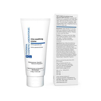 Fixderma FCL Cica Soothing Cream For Soothing and Calming Effects for Sensitive Skin (50 g) - Face Moisturizers