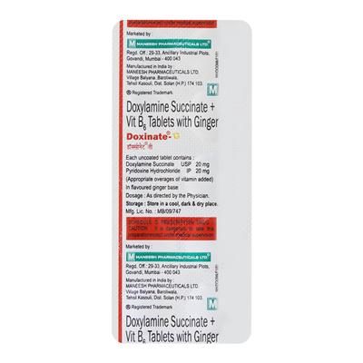 Doxinate G Tablet 10'S - Vomitting/Emesis-Ant