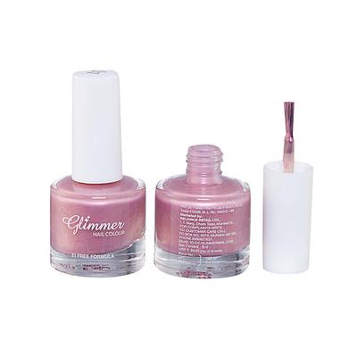 Glimmer Nail Enamel Pink Blush 8 ml - Nail Polish