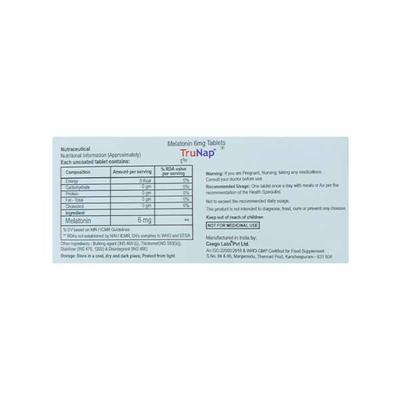 TRUNAP Tablet 10's - Supplements-Sup