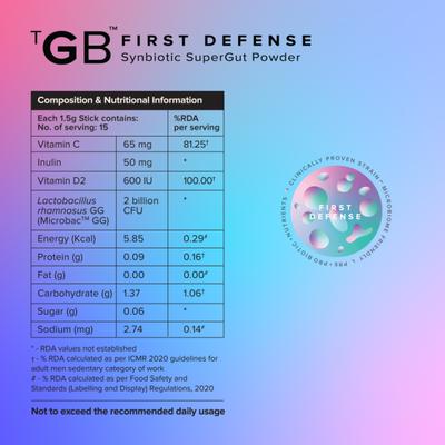 The Good Bug First Defense 1.5gm Sachet 15's - Vitamin C