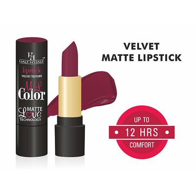 Half N Half Velvet Matte Texture Lipstick My Colour, Berry - Punch 3.8 gm - Lipsticks
