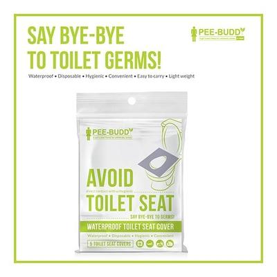 Peebuddy Waterproof Toilet Seat Cover 5's - Intimate Care