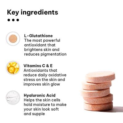 HealtHKart HK Vitals Glutathione, Orange Flavour (Effervescent Tablets) 15's - Multi-Vitamins