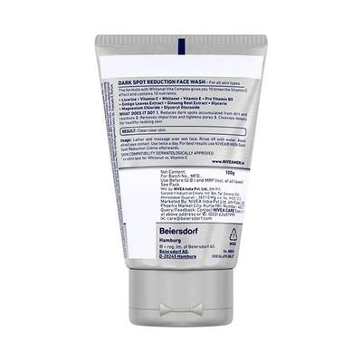 Nivea Men Dark Spot Reduction 10X Vitamin C Effect Face Wash 100 gm - Face Wash & Cleansers