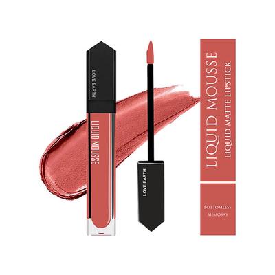 Love Earth Liquid Mousse Lipstick - Bottomless Mimosas Matte Finish 6 ml - Liquid Lipsticks