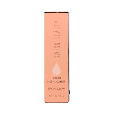 Swiss Beauty Drop & Glow Liquid Highlighter Illuminater - (Light Brown) 18 ml - Highlighters & Illuminators