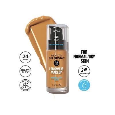 Revlon COLORSTAY LONG WEAR MAKE UP NORMAL/DRY SPF 20 I TOAST 30 ml - Foundation