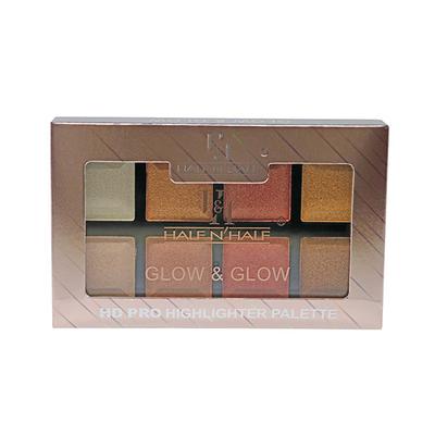 Half N Half Glow & Glow HD Pro Highlighter Multicolour Palette, Limited Edition 01 18 gm - Highlighters & Illuminators