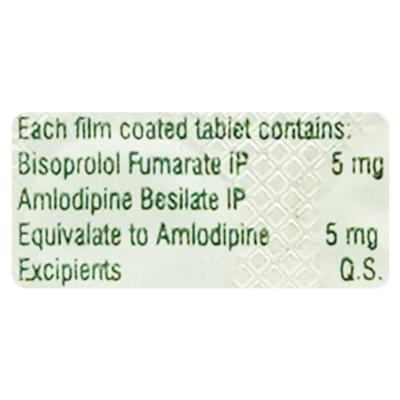 BISOBIS A 5 Tablet 10's - Hypertension-Bet