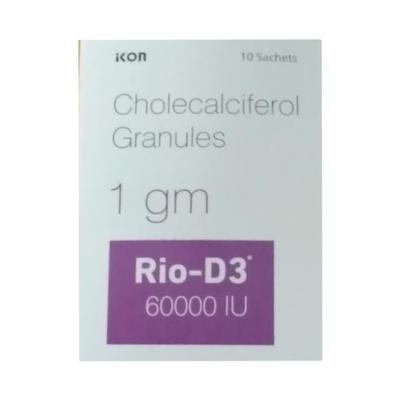 RIO D3 60000iu Granules 1gm - Supplements-Vit