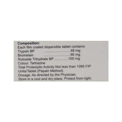 Disperzyme CD Tablet 10'S - Pain relief-Ant