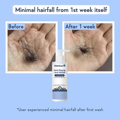 Wishcare Multi Peptide Rice Water Anti Hairfall Conditioner - Rosemary, Capilia Longa, HA and Caffeine 200 ml - Conditioners
