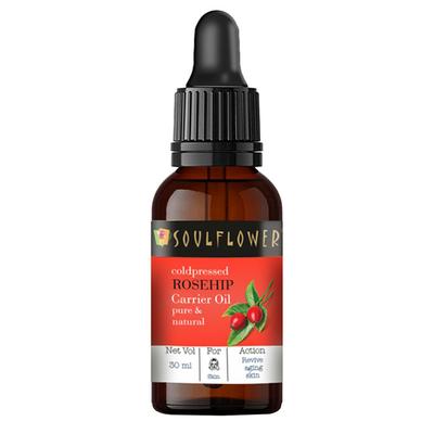 Soulflower Coldpressed Rosehip Carrier Oil 30 ml - Carrier Oils