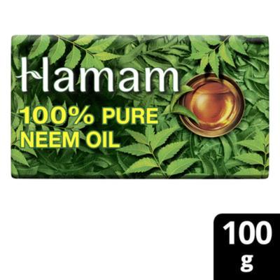 Hamam 100% Pure Neem Oil Soap 100 gm (N) - Soaps