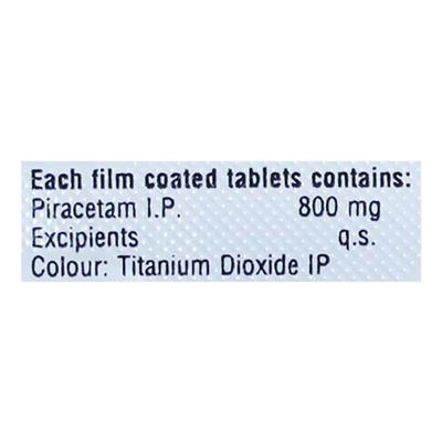 Pirapil 800mg Tablet 10'S - Nootropics And Neurotrophics