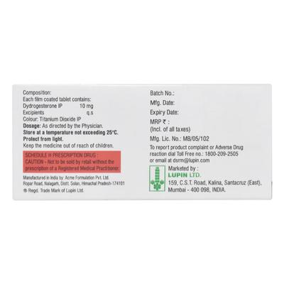 LUPIHOPE Tablet 10's - Hormonal Therapy-Oes