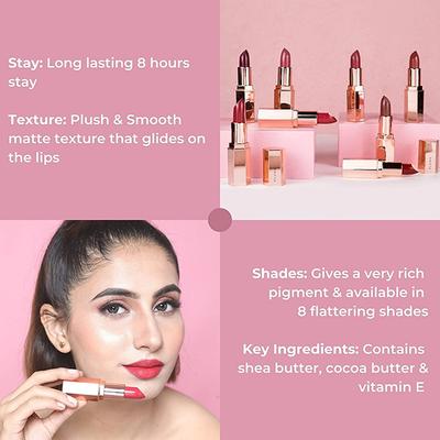 Plume Plush Matte Lipstick Soiree 5 gm - Lipsticks