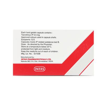 Takfa 0.5mg Capsule 10'S - Auto Immune Disease-Imm