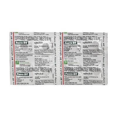 Fusys DT 50mg Tablet 4'S - Fungal Infections-Anf
