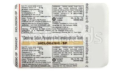 Diclogesic SP Tablet 10'S - Pain relief-Nsa