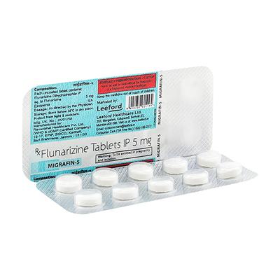 MIGRAFIN 5 Tablet 10's - Migraine