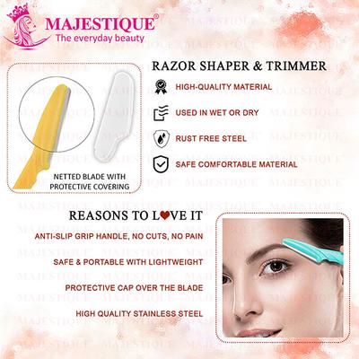 Majestique Eyebrow Razor Shaper & Trimmer Eyebrow Razor FC65 1's - Sharpeners