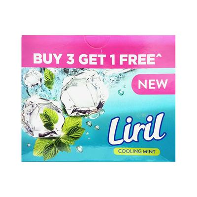 Liril Cooling Mint Soap (Buy 3 Get 1 Free) 125 g - Soaps