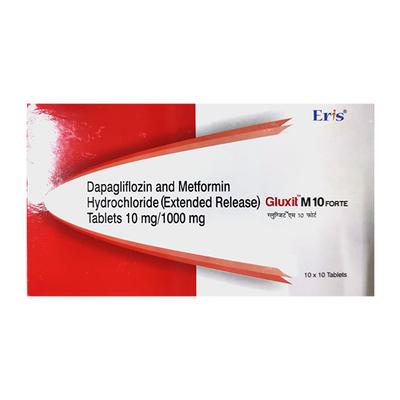 GLUXIT M 10 FORTE Tablet 10's - Diabetes-Ant