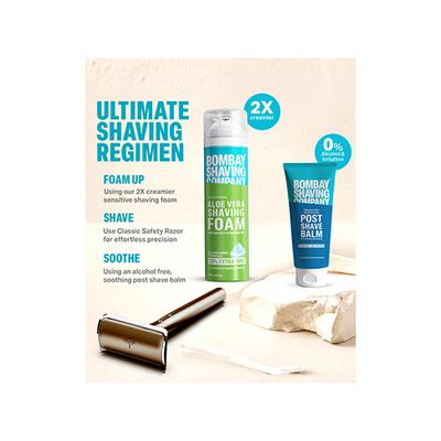 Bombay Shaving Company Classic Safety Razor for Men - Double Edged Safety Razor 220's - Razors & Cartridges