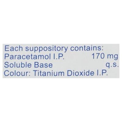 NEOMOL 170 Anal Suppositories 5's - Pain relief-Nsa